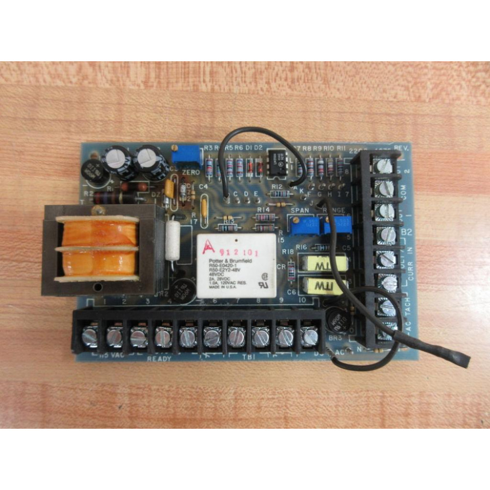 Nidec Control Techniques 2200-4070 PLC Control Board 22004070 - Used