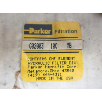 Parker G02003 Filter