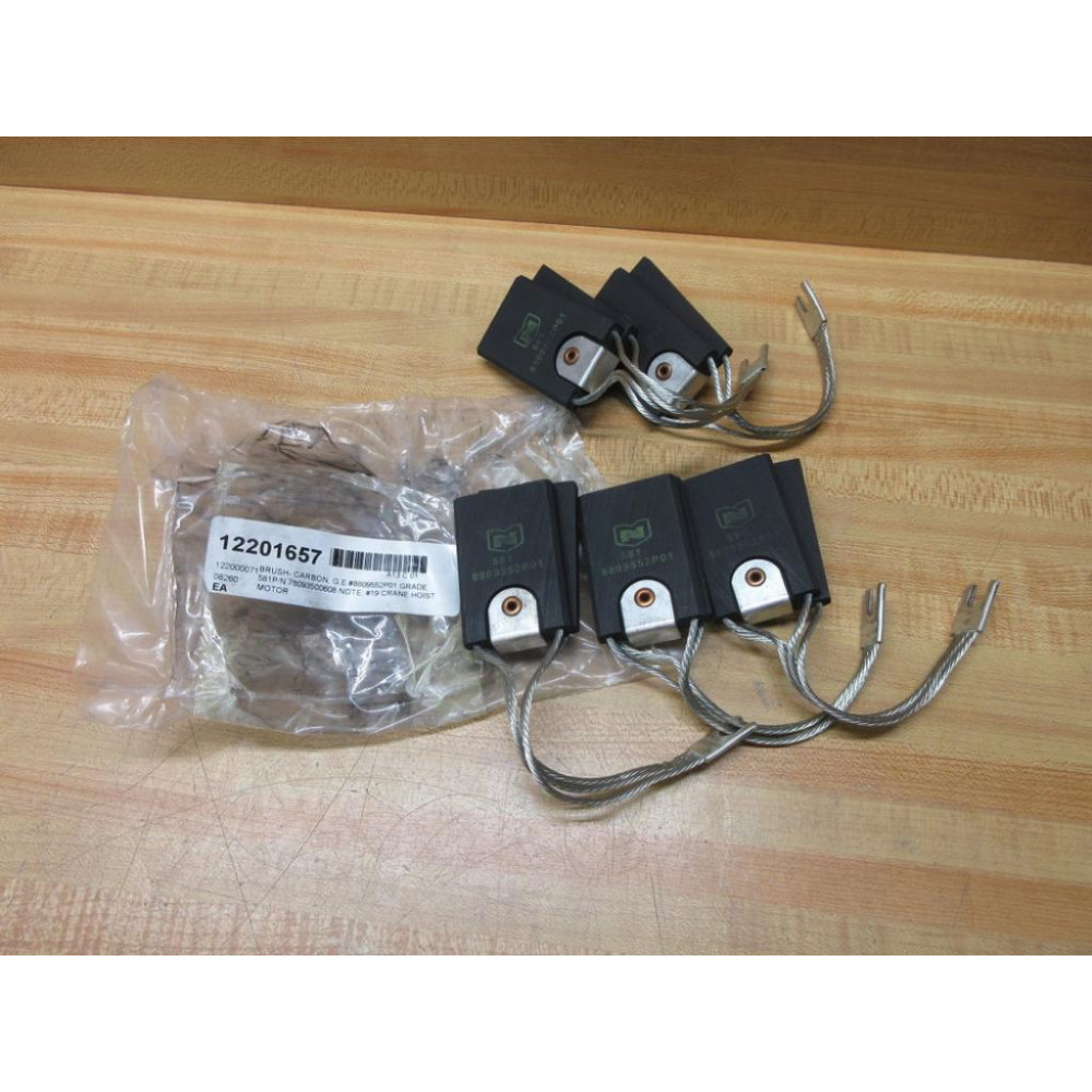 National Carbon 8809552P01 Morgan Carbon Motor Brush 78093500608 (Pack of 5)