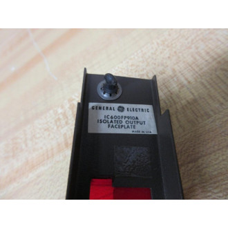 General Electric IC600FP910A Isolated Output Faceplate Cracked Corner - Used