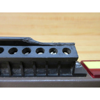 General Electric IC600FP910A Isolated Output Faceplate Cracked Corner - Used