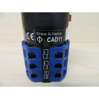 Kraus & Naimer CAD 11 Selector Switch CAD11 Keyed Selector Switch