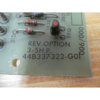 General Electric 44B337322-G01 GE Circuit Board 44A306021 - Used