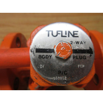 Tufline 957852 Sleeved Plug Valve - Used