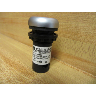 Eaton C22-D-R-K01 Pushbutton C22DRK01 Buttonless - New No Box