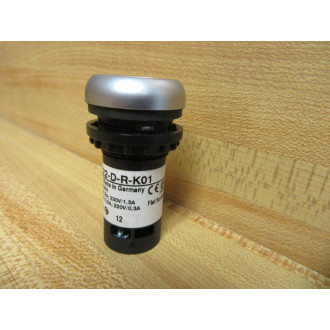 Eaton C22-D-R-K01 Pushbutton C22DRK01 Buttonless - New No Box