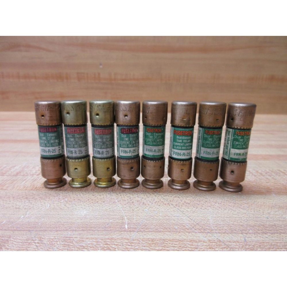 Buss FRN-R-25 Bussmann Fuse Cross Ref 1A697 (Pack of 8) - New No Box