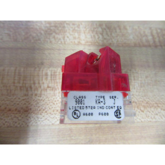 Square D 9001-KA3 Contact Block 88002 Series J Red - New No Box