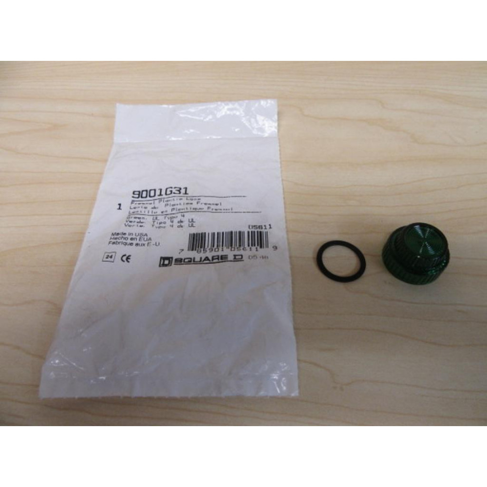 Square D 9001-G31 Green Pilot Light Lens 9001G31