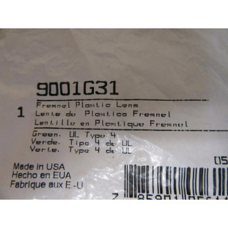 Square D 9001-G31 Green Pilot Light Lens 9001G31