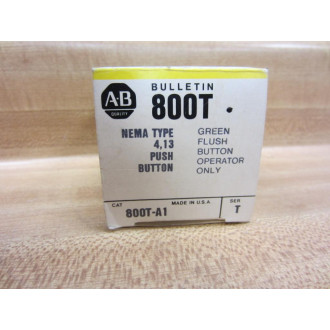 Allen Bradley 800TA1 Green Pushbutton  800T-A1 Green