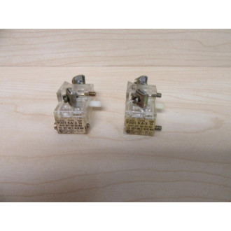 Square D 9001-KA3 Contact Block 88002 Mini Block (Pack of 2) - Used