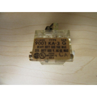 Square D 9001-KA3 Contact Block 88002 Mini Block (Pack of 2) - Used