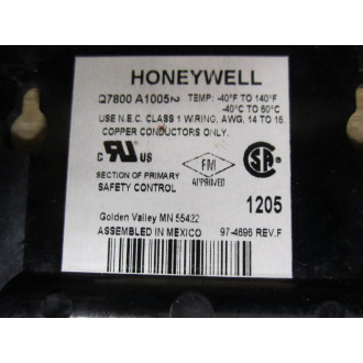 Honeywell Q7800 A 1005 Subbase 105028 - New No Box