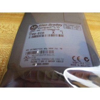 Allen Bradley 1769-ECR Compact IO R.End CapTermin.1769ECR Ser. A Rev.1 - New No Box