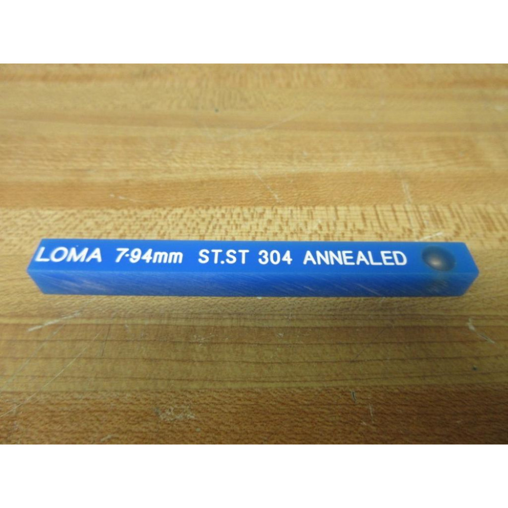 Loma 7.94MM ST.ST 304 A Metal Detector Test Stick 214194 - New No Box