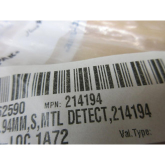 Loma 7.94MM ST.ST 304 A Metal Detector Test Stick 214194 - New No Box