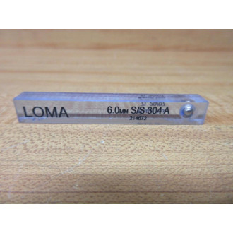 Loma 6.0MM SS 304 A Metal Detector Test Stick 214672 - New No Box