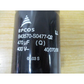 EPCOS B43570-S0477-Q2 Capacitor 470UF 400V - Used