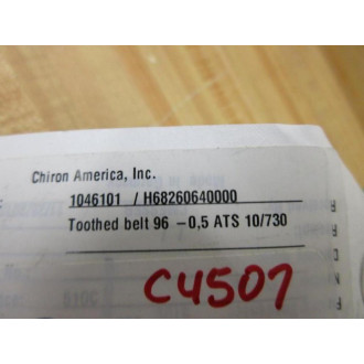 Chiron America ATS 10730 Toothed Belt ATS10730