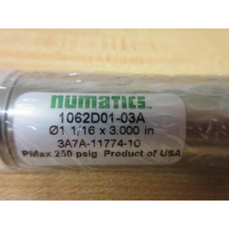 Asco Numatics 1062D01-03A-31 Pneumatic Cylinder - New No Box