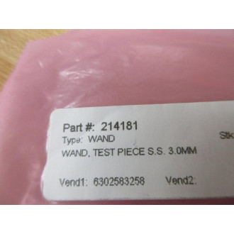 Loma 3.0MM ST.ST 304 A Metal Detector Test Stick 214181 - New No Box