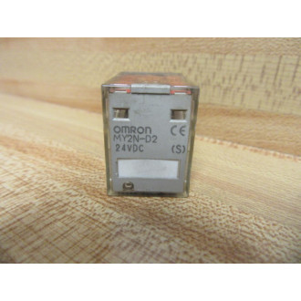 Omron MY2N-D2-24V DC Relay MY2N-D2-24-VDC MY2N-D2-24VDC (S) - Used