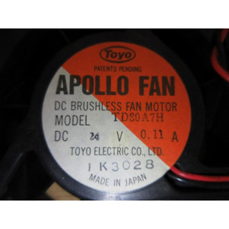 Apollo TD80A7H Fan - New No Box