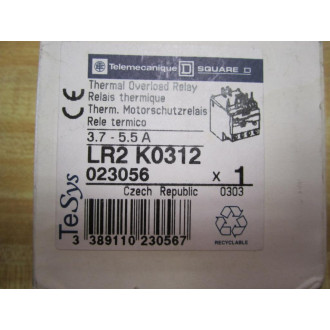 Telemecanique LR2K-0312 Schneider  Thermal Overload Relay 023056