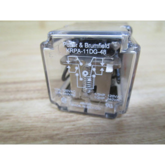 Potter & Brumfield KRPA-11DG-48V DC AMF Relay KRPA-11DG-48VDC (Pack of 4) - New No Box