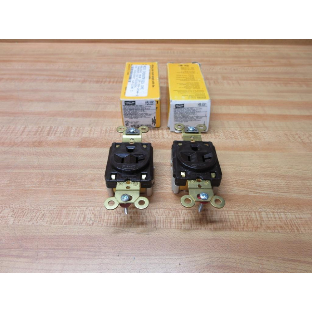 Hubbell HBL 5361 Single Receptacle 5361 (Pack of 2)