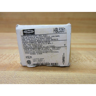Hubbell HBL 5361 Single Receptacle 5361 (Pack of 2)