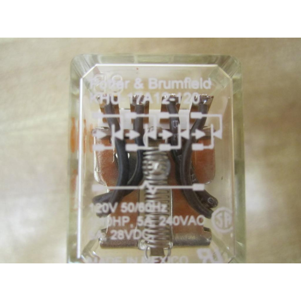 Potter & Brumfield KHU-17A12-120V AC Relay KHU-17A12-120 (Pack of 3) - New No Box