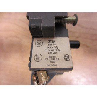 Westinghouse 0T2A Contact Block OT2A 1-NO 1-NC 2602D69G05