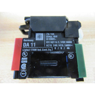 Schneider 9001-DA11 Square D Contact Block wGuards & DFSN - New No Box
