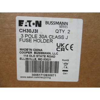 Eaton CH30J3I Bussmann Fuse Holder (Pack of 2)