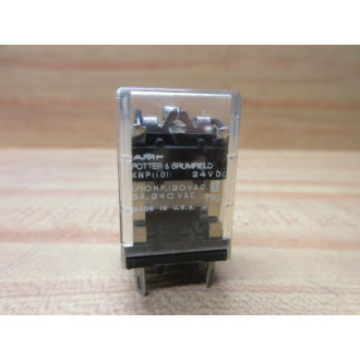 Potter & Brumfield KNP11D11-24V DC AMF Relay KNP11D11-24VDC - Used
