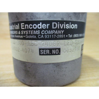 BEI 924-01002-4074 Encoder H25D-SS-300-ABC-7406R-LED-SM16-S - Used