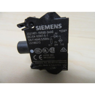 Siemens 3SU1401-1BB60-3AA0 White 3SU14011BB603AA0 - New No Box