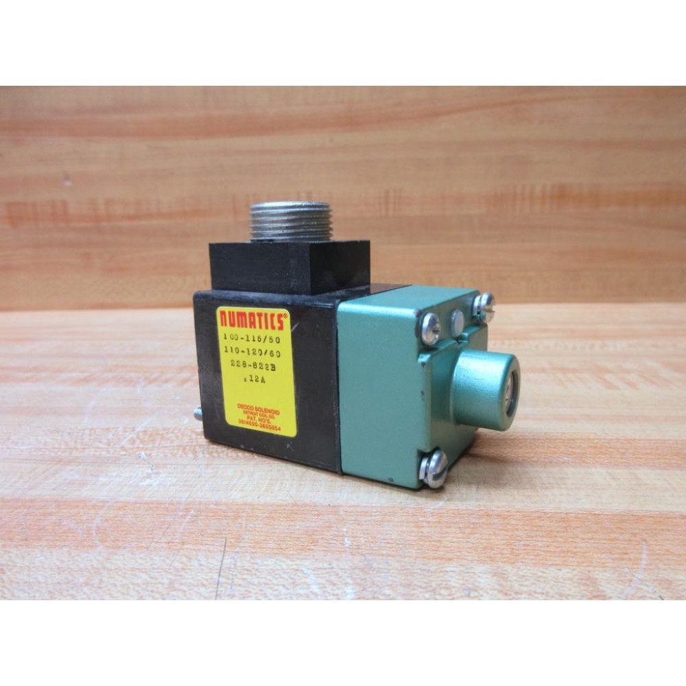 Asco Numatics 228-822B Solenoid Valve 228822B .12A - New No Box
