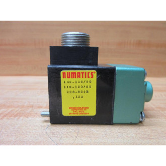 Asco Numatics 228-822B Solenoid Valve 228822B .12A - New No Box
