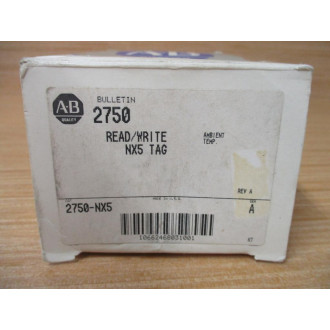 Allen Bradley 2750-NX5 ReadWrite NX5 Tag 2750NX5