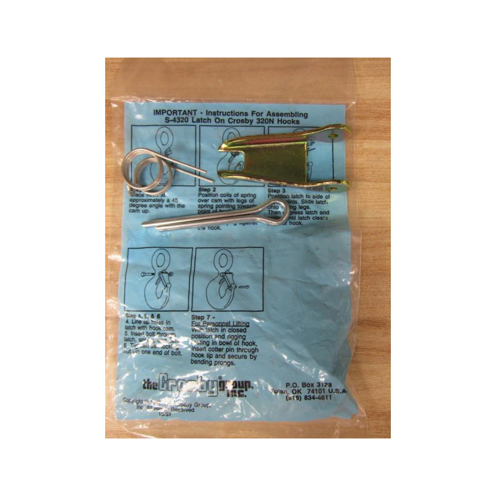 Crosby S-4320 Hook Latch S4320 Length: 2"