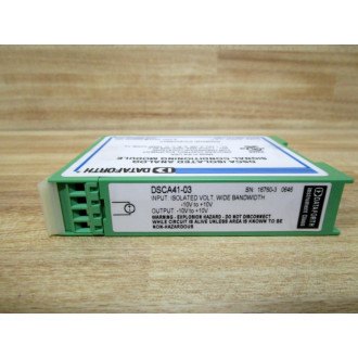 Dataforth DSCA41 Signal Conditioning Module DSCA41-03 - New No Box