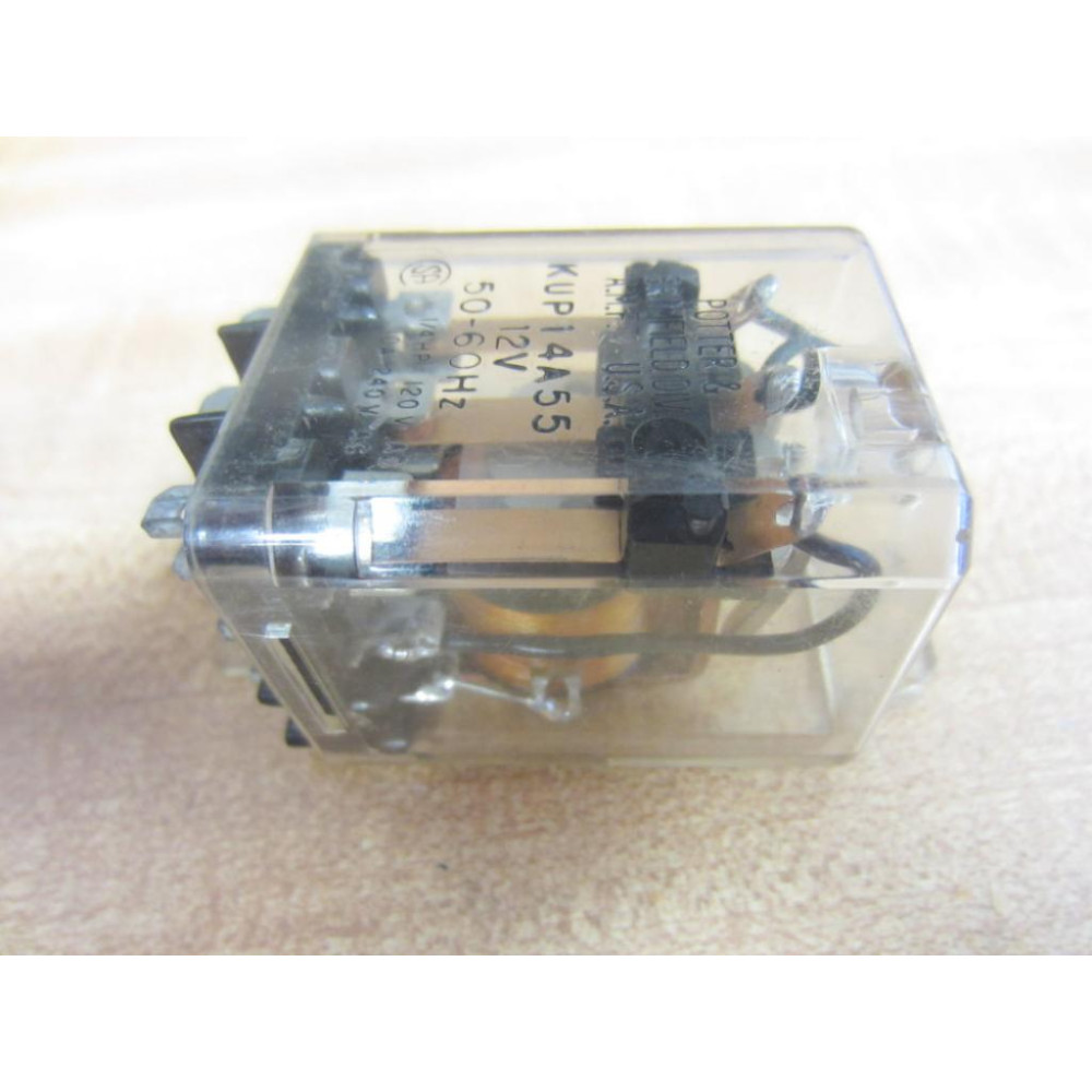 Potter & Brumfield KUP14A55 12V Relay  KUP14A5512V - Used