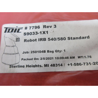 TDIC S9033-1X1 Robot Cover 7796