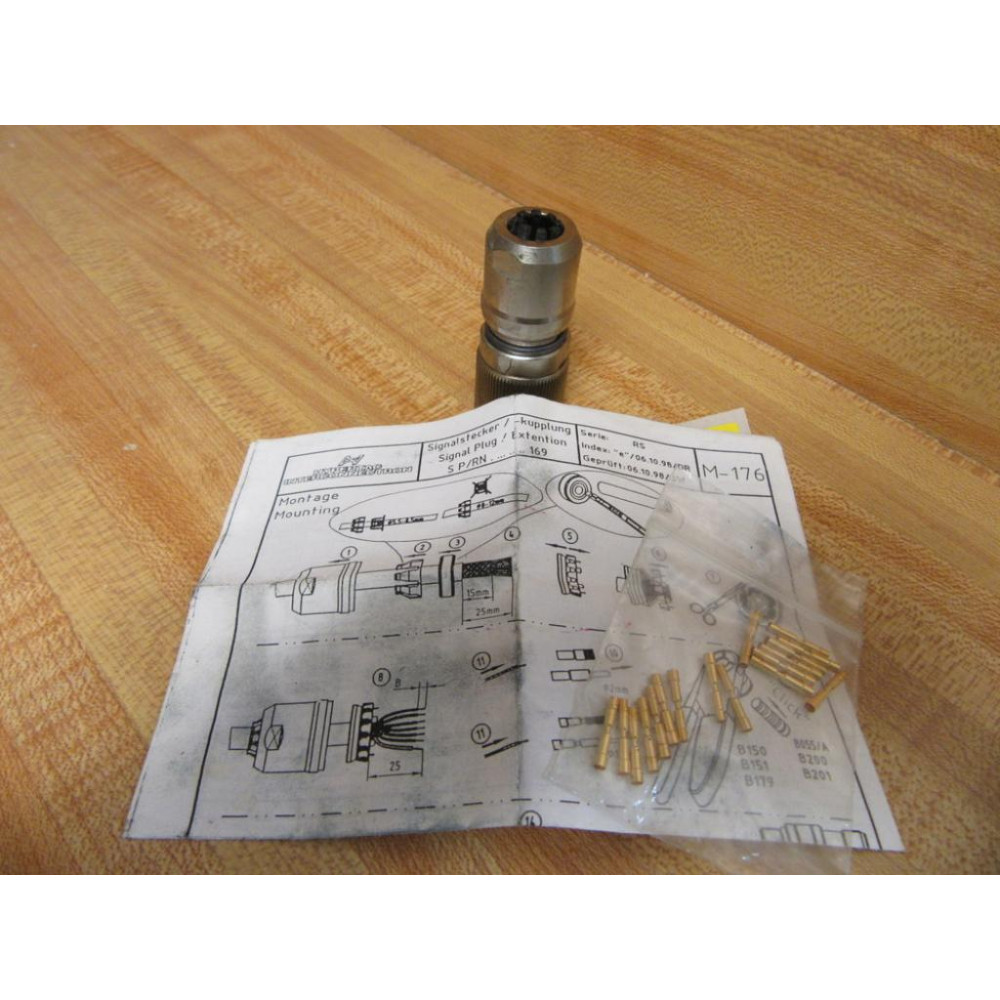 Hypertac Interconnectron SPRN-169 Signal PlugExtension M-176 - New No Box