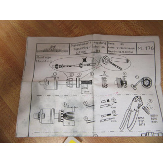 Hypertac Interconnectron SPRN-169 Signal PlugExtension M-176 - New No Box
