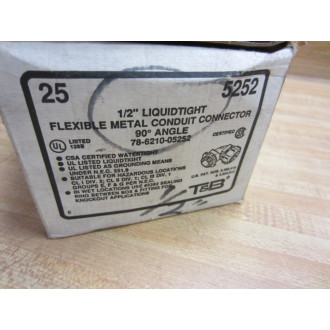Thomas And Betts 5252 Flexible Metal Connector 12" (Pack of 17) - New No Box
