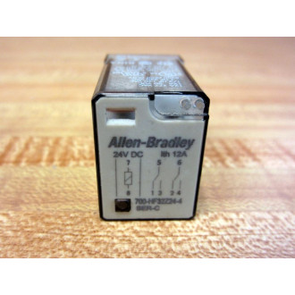 Allen Bradley 700-HF32Z24-4-24V DC Relay 700-HF32Z24-4 24VDC - Used